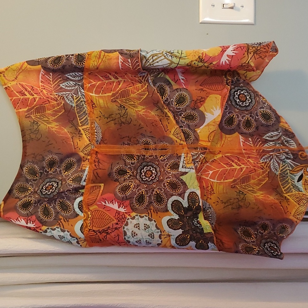 Tribal sleeveless blouse